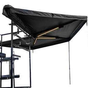 Équipement de <span class=keywords><strong>camping</strong></span>, tente de toit pour l'extérieur, tente latérale pliable pour voiture 4x4, auvent Foxwing 2m 270 degrés, autoportant, en aluminium, quatre saisons - Product Image 1