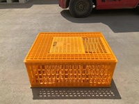 Cage en plastique Coop pour le transport de volailles Poulet Canard Oie Caille Caisse Boîtes de transport à vendre