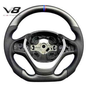 Volante Deportivo V8carbon de Fibra de Carbono Real con LED para <span class=keywords><strong>BMW</strong></span> Serie 4 F33 F32 F36 <span class=keywords><strong>420</strong></span> 425, Modificación de Piezas de Auto, Estilo Racing - Product Image 3