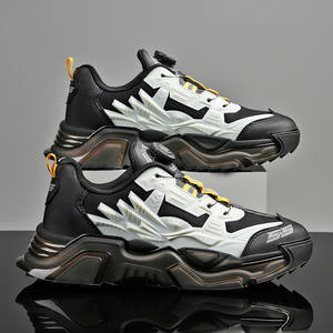 Nightreler-zapatillas de deporte gruesas para hombre, zapatos masculinos de diseño, transpirables, versátiles, luminosos, con elevación - Product Image 2