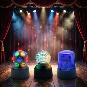 Luci di Proiezione LED, Creativa Sfera di Cristallo Colorata con Effetto Atmosfera, <span class=keywords><strong>Luce</strong></span> Rotante per Feste, KTV e Palcoscenici - Product Image 2