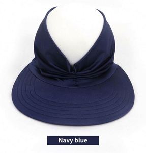 Nouvelle Visière de Soleil Femme Anti-UV Élastique Adulte Chapeau de Plage Anti-UV Visière Ouverte - Product Image 5