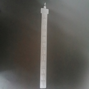แถบพลาสติกแขวน21 "พร้อมตะขอ S แถบแสดงสินค้าขายปลีก12สถานี - Product Image 3