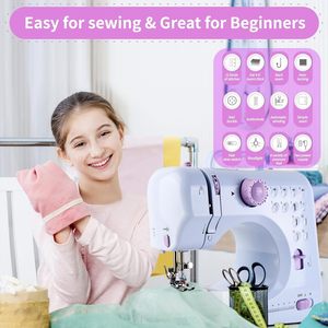 Machine à coudre électrique portable 505 mini multifonction pour vêtements d'enfants et usage domestique, en plastique, pour couture à la main - Vente en gros - Product Image 3