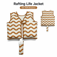 Gilet de sauvetage pour jeunes, 120-150N, néoprène, gilet de flottabilité pour kayak, canyoning, sauvetage aquatique