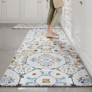 Alfombrilla antifatiga lavable personalizada, resistente a las manchas, antideslizante, acolchada, Alfombra de cocina, antideslizante, impermeable, alfombrilla de cocina para suelo