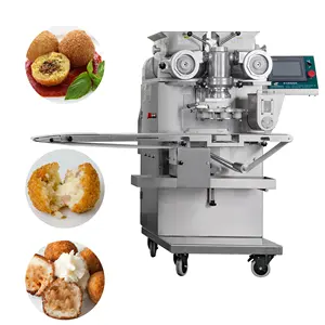 Industrial Supplier High Speed Coxinha Croquette Arancini Brazilian Cuisine Maker Encrusting Machine