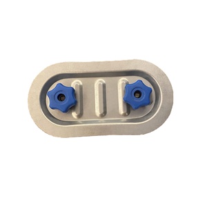 Trappes d'inspection courbées en acier galvanisé à installation facile pour systèmes <span class=keywords><strong>de</strong></span> conduits rectangulaires CVC, climatisation et ventilation - Product Image 1