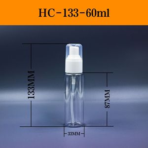 Cosmetic 60ml PET Spray <b>Bottles</b> Cylinder Pump Sprayer <b>Empty</b> <b>Plastic</b> <b>Bottle</b> For Travel Refill - Product Image 5