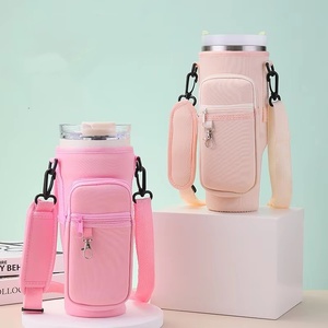 40 أونصة حقيبة حاملة مفاتيح سلسلة بطاقة تخزين الهاتف حامل جيب قابل للتعديل حزام الكتف حقيبة الأكمام الواقية - Product Image 1