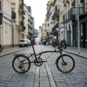 Bicicletta Pieghevole MINT da 20 Pollici Trifold Leggera e Portatile a 9 Velocità T9D-20D con Freno a Disco - Product Image 2