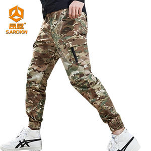Pantalones tácticos para hombre, mallas delgadas de camuflaje, impermeables y resistentes al desgaste, pantalones Cargo para exteriores, estilo Formal - Product Image 2
