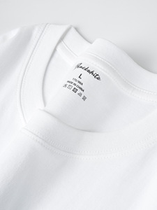 T-shirt <span class=keywords><strong>di</strong></span> Alta Qualità in Misto Cotone e Poliestere, Maglietta Personalizzata per <span class=keywords><strong>Uomo</strong></span>, T-shirt Slim Fit Neutra Nera o Bianca, T-shirt da <span class=keywords><strong>Uomo</strong></span> - Product Image 5