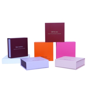 Wholesale Factory Custom Logo Luxury Magnetic Flip-top Jewelry Box Custom Logo Rectangle Jewelry Packaging Box with Velvet Pouch - Product Image 3