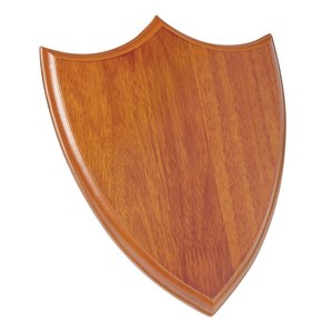 Insegna da Parete in Legno PLAQUE Chiaro 200X250X15mm - Product Image 1