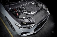 جودة عالية 21-نظام بارد ومناسب لأودي S6 S7 C8 T من ألياف الكربون الجاف نظام بارد