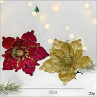 Guirlande de Noël en fleurs artificielles pour la décoration de la maison et des fêtes