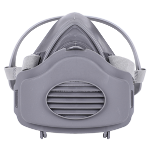 Respirateur demi-masque réutilisable avec valve respiratoire, protection contre la poussière et les gaz, masque réglable pour filtre à particules, fumée et brume - Product Image 2