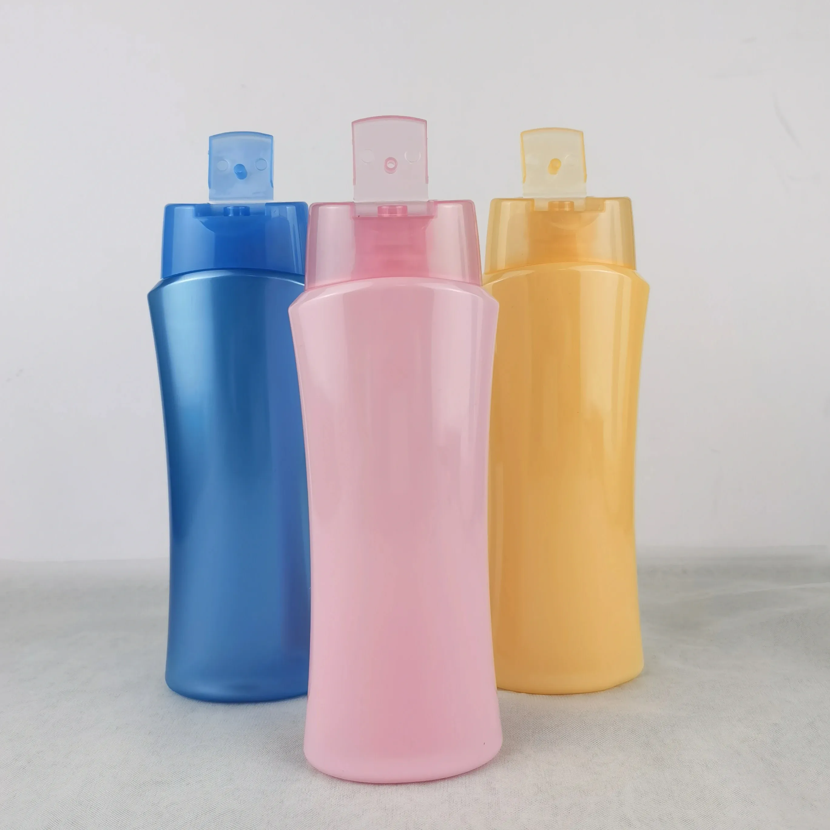 Hot 400ml Rỗng chai nhựa với Flip cap mỹ phẩm bao bì container với nắp dầu gội xà phòng