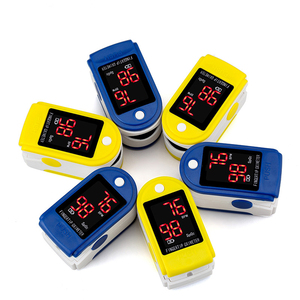 Moniteur <span class=keywords><strong>de</strong></span> fréquence cardiaque et d'oxygène sanguin à domicile avec affichage LED tricolore bleu, blanc et jaune, arrêt automatique - Product Image 4