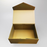 Boîte d'emballage pour casquette de baseball pliable à impression personnalisée Boîte en papier pour chapeau d'enfant Boîtes d'emballage pour cadeaux de Noël