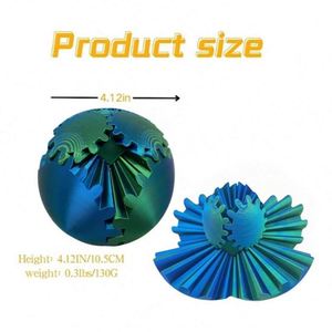 Juguete Antiestrés de Dragón Impreso en 3D, PLA Premium, Gadget Sensorial EDC para Adultos y Niños, Alivio de la Ansiedad y el TDAH, Set de Terapia - Product Image 3