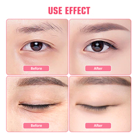 Masque pour les yeux au collagène pour cernes avec logo personnalisé de marque privée masque pour les yeux de voyage hydratant patch pour les yeux en or 24 carats