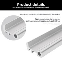 Meilleures ventes 2026 Support de profilé aluminium pour laminaire, Plaque de fixation 2020, Fixation 3030, Argent, Longueur 1m, Pour découpe et soudure de bureau