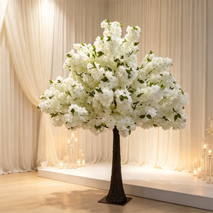 Arbre artificiel de cerisier rose clair, <span class=keywords><strong>1</strong></span> pièce minimum, grand arbre de sakura pour décor de scène de mariage, toile de fond de fête, cabine photo - Product Image 3