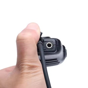 Micrófono de Mano Mini MH-34B4B de 1 Pin y 2.5mm para Radios Walkie Talkie MD200 <span class=keywords><strong>TLKR</strong></span> T5 T6 <span class=keywords><strong>T80</strong></span> T60 FR50 T6200 - Product Image 2