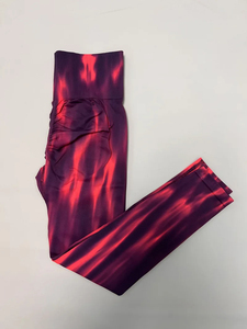 Pantalon de yoga sans couture taille haute pour femme, effet dégradé, collant galbant fessier, pour la gym et l'entraînement, vêtements féminins - Product Image 5