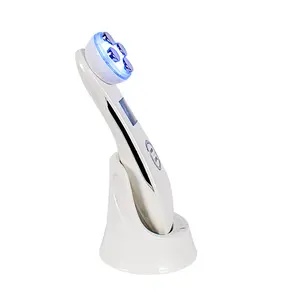 Kerut Galvanic Wajah Jerawat Perawatan Mesin untuk Peremajaan Kulit EP + RF + EMS + LED Facial Mesin Peralatan Kecantikan Radio