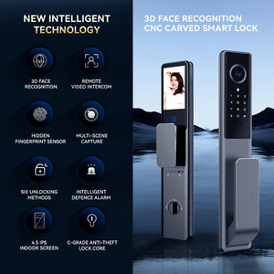 Wifi Vân Tay Thông Minh Nhôm Hệ Thống Khóa Thẻ Chìa Khóa Thạc Sĩ Chuyển Đổi An Ninh Ổ Khóa Điện Tử Cho Gỗ Cho Khách Sạn Màn Hình Máy Ảnh - Product Image 2