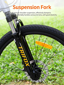 Bicicleta de Montaña WOWEI de 26 Pulgadas, <span class=keywords><strong>Componentes</strong></span> de Aleación de Aluminio, 21 Velocidades, Frenos de Disco Hidráulicos, Suspensión Delantera de 80 mm de Recorrido, Todoterreno - Product Image 5