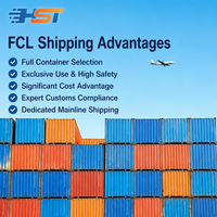 Service d'expédition de conteneurs de fret surdimensionnés 20GP 40HQ par agent maritime : Expédition LCL FCL par voie maritime