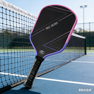 Raquette de pickleball en fibre de carbone thermoformée portable sans bordure de 16 mm 2025 - Product Image 1