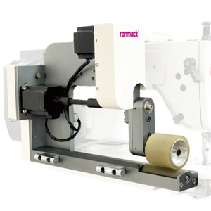 Machine à coudre industrielle à lit plat RONMACK RM-PTN neuve avec 2 moteurs pas à pas, point noué simple/double aiguille, 110-240V - Product Image 1