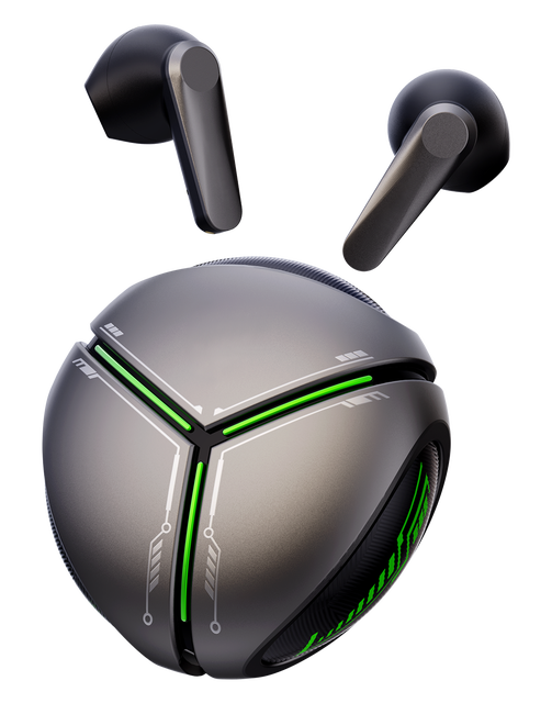 Low Delay Gaming TWS Earbuds with RGB Light Long Battery Life In-Ear Wireless Headphones for Game Play Music Wireless Earphones