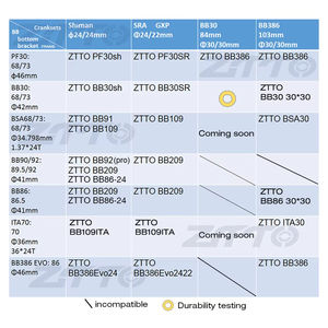 Cojinete soporte inferior BB91 <span class=keywords><strong>BSA</strong></span> <span class=keywords><strong>68mm</strong></span> 73mm bicicleta de montaña sellado duradero MTB bicicleta de carretera Kit de rosca <span class=keywords><strong>eje</strong></span> de ciclismo - Product Image 5