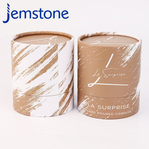 Emballage de cylindre de boîte de tube en papier biodégradable avec logo personnalisé Logo imprimé de taille personnalisée - Product Image 2