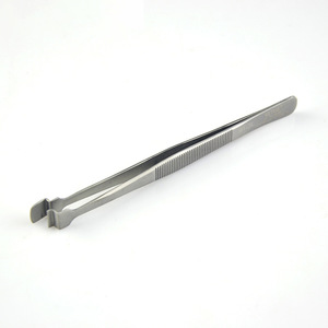 Pinzas para Obleas de Silicio Vetus 91-3L, Forma de Codo, No Magnéticas, de Acero Inoxidable, para Manipulación de Chips - Product Image 4