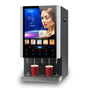 Factory-Delivered Fully <b>Automatic</b> Commercial Five-Head Milk Tea Instant <b>Coffee</b> Dispenser Scan Code <b>Machine</b> Vending SDK-enabled V - Product Image 1