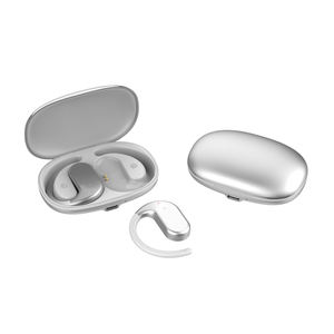 Auriculares Inalámbricos de Diseño Abierto con Estuche de Carga de Aleación de Zinc, Batería de Larga Duración, Textura Metálica Premium, Escucha Libre y Cómoda - Product Image 1