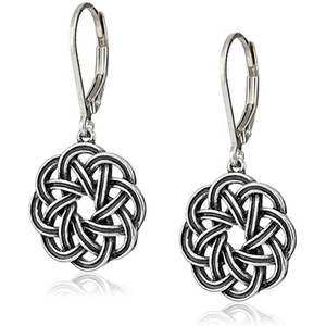 Orecchini Pendenti Intrecciati Vintage per Donne, Gioielli Eleganti e Classici di Moda - Product Image 1