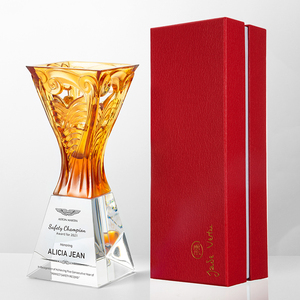Jadevertu 2025 仪式用礼服定制奖杯-玻璃和水晶喷砂处理，耐用 - Product Image 6