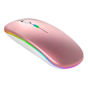 Souris sans fil Bluetooth du fabricant, double connexion 2.4G, RGB, fine, silencieuse, pour ordinateur - Product Image 1