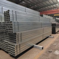 Tuyaux carrés galvanisés à chaud ERW de grade Q355/S355JR/A500, résistance à l'étreinte 355 MPa, coupés sur mesure pour supports de bâtiments de grande hauteur