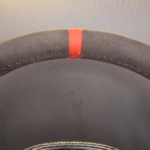 Volant de voiture en Alcantara de style CS cousu à la main en gros pour <span class=keywords><strong>BMW</strong></span> F30 <span class=keywords><strong>F90</strong></span> M4 F83 <span class=keywords><strong>335i</strong></span> X1 F48 F25 F82 - Product Image 6