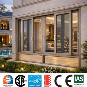 <span class=keywords><strong>Finestra</strong></span> a Battente in Alluminio Personalizzata con Tende Integrate, Doppio Vetro Certificato, <span class=keywords><strong>Finestra</strong></span> Moderna per Progetti di Ville e Appartamenti - Product Image 2