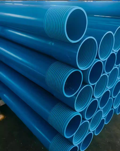 Tuyau de puits d'eau fileté en PVC-U sur mesure, tuyau de revêtement de forage en PVC bleu pour puits profond - Product Image 2
